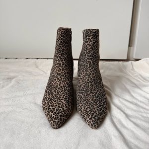 Steve Madden Leopard Print Pointed-Toe Bootie